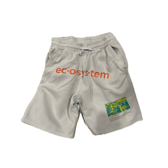 SOA Ecosystem White Sweat Shorts Mens XL - Picture 1 of 4